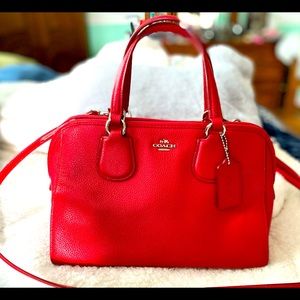 Coach Red Purse Satchel